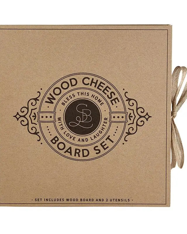 Wood Cheese Board Set-Bless